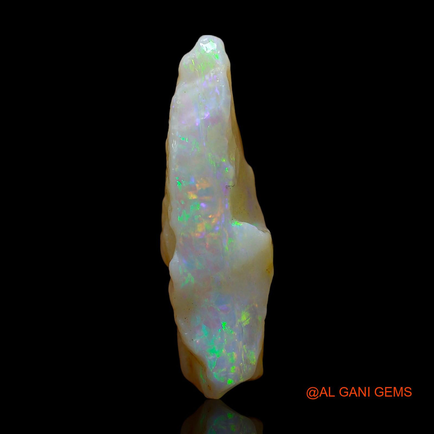 Natural Untreated Fire Opal Loose Gemstone Fancy Rough From Australia 5.00 Cts 20x8x6 mm RE-133