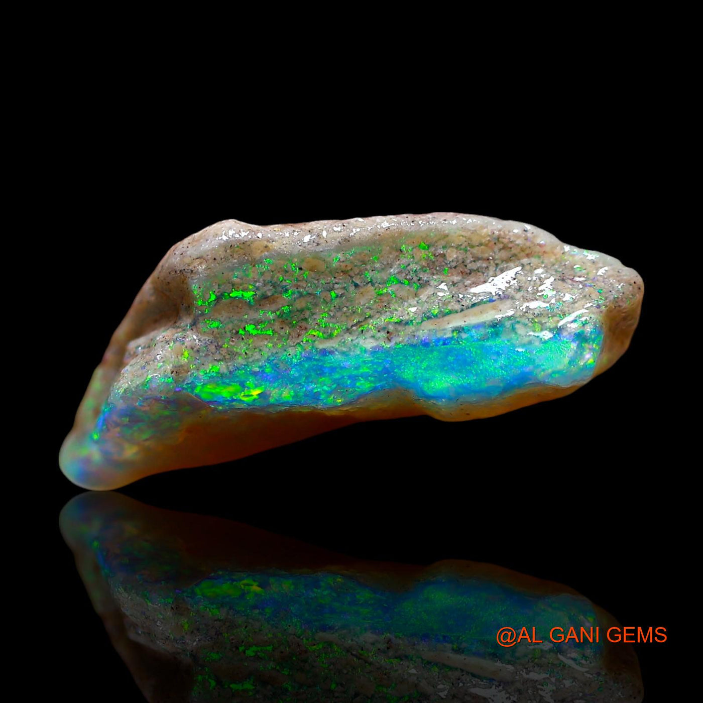 4.00 Cts Natural Australian Fire Opal Loose Gemstone Fancy Rough 19x8x6 mm RE-134