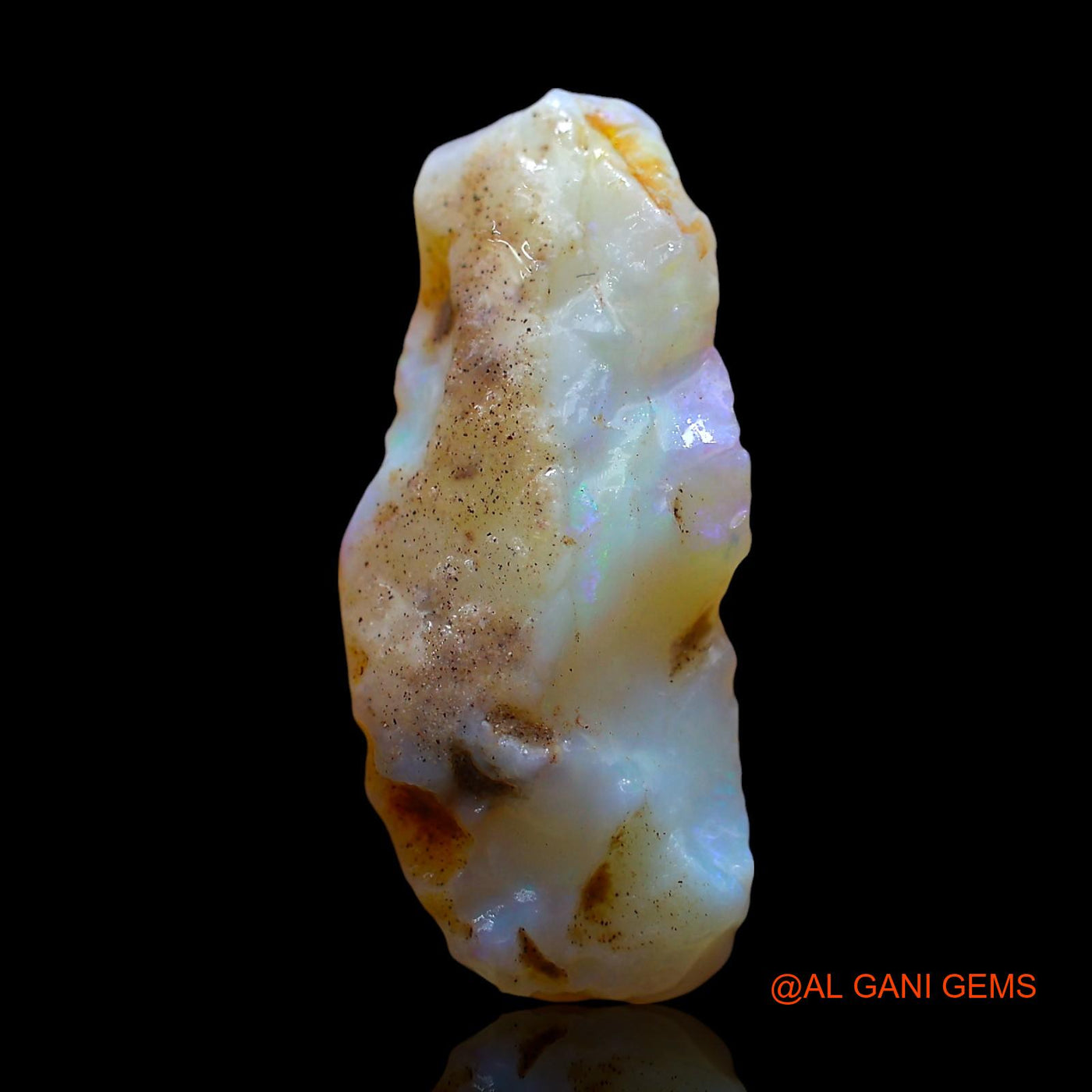 10.00 Cts Unheated Australian Fire Opal Loose Gemstone Fancy Rough Natural 24x9x9 mm RE-13
