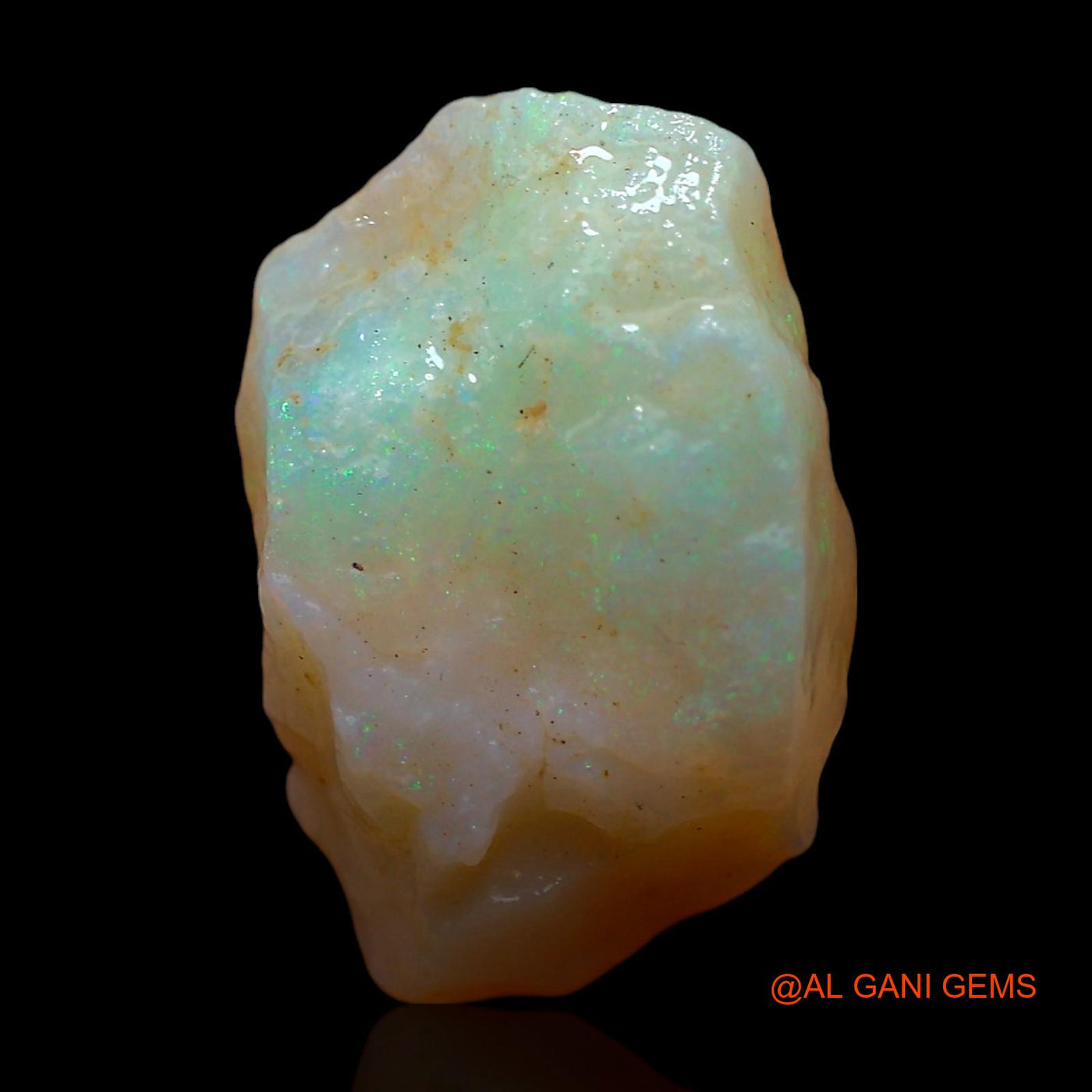 Natural Untreated Fire Opal Loose Gemstone Fancy Rough From Australia 4.00 Cts 16x11x4 mm RE-147