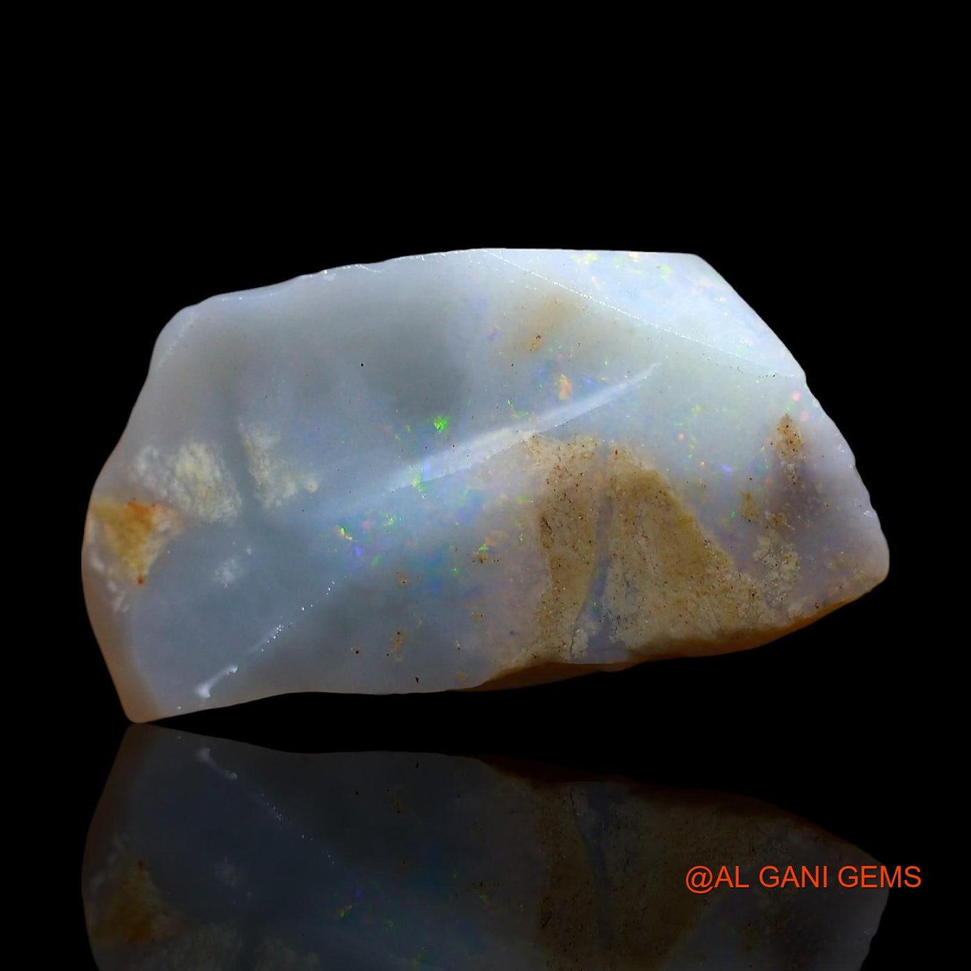 11.00 Cts Natural Australian Fire Opal Loose Gemstone Fancy Rough 21x11x9 mm RE-14