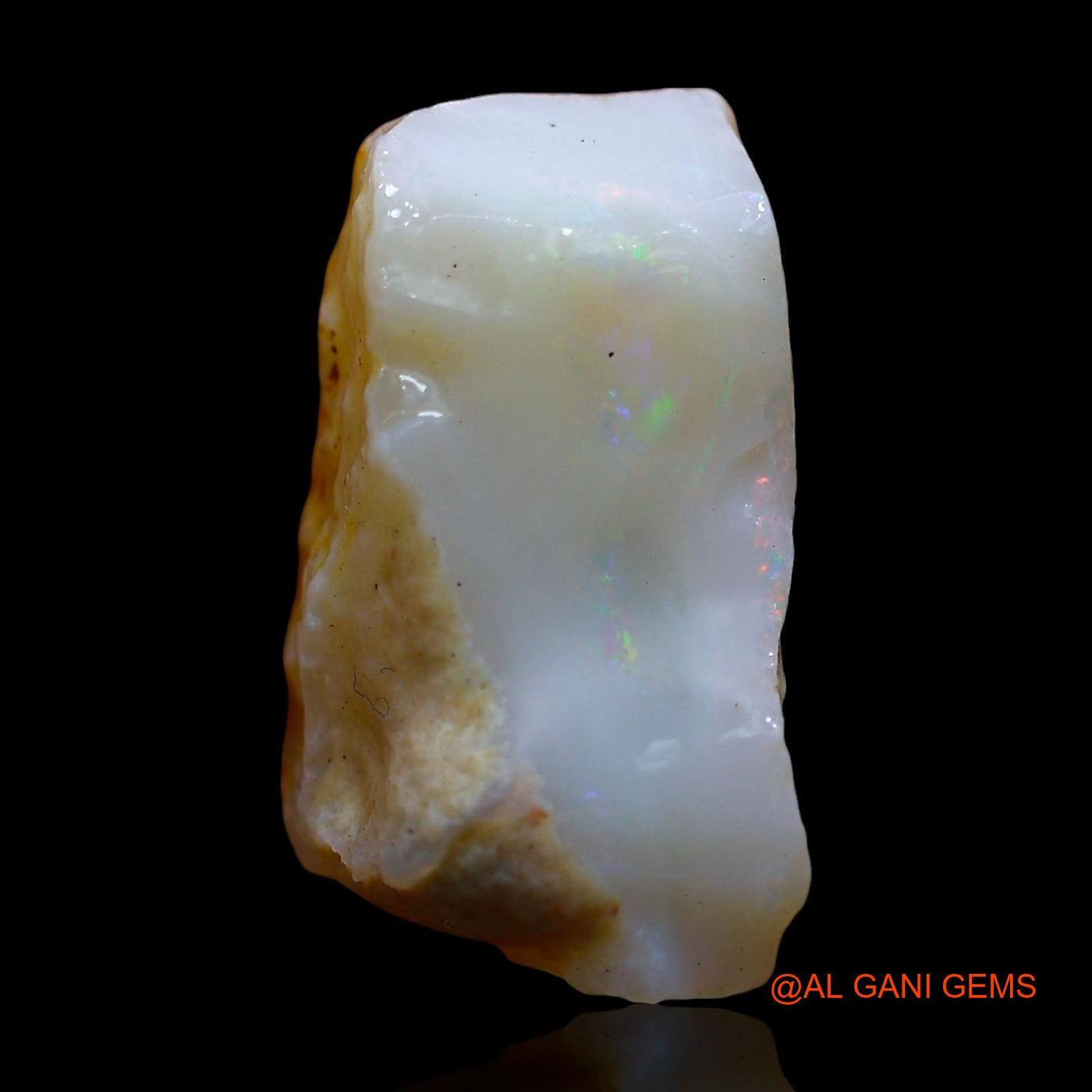 Natural Untreated Fire Opal Loose Gemstone Fancy Rough From Australia 7.00 Cts 16x10x9 mm RE-156