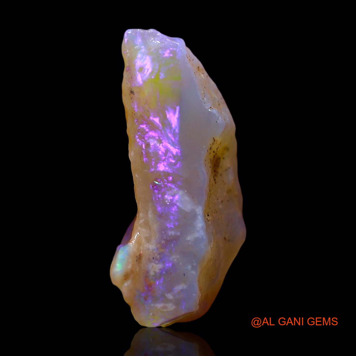 5.00 Cts Natural Australian Fire Opal Loose Gemstone Fancy Rough 16x10x6 mm RE-159