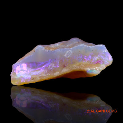 5.00 Cts Natural Australian Fire Opal Loose Gemstone Fancy Rough 16x10x6 mm RE-159