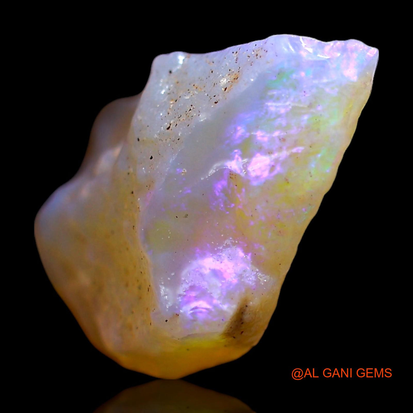 5.00 Cts Natural Australian Fire Opal Loose Gemstone Fancy Rough 16x10x6 mm RE-159