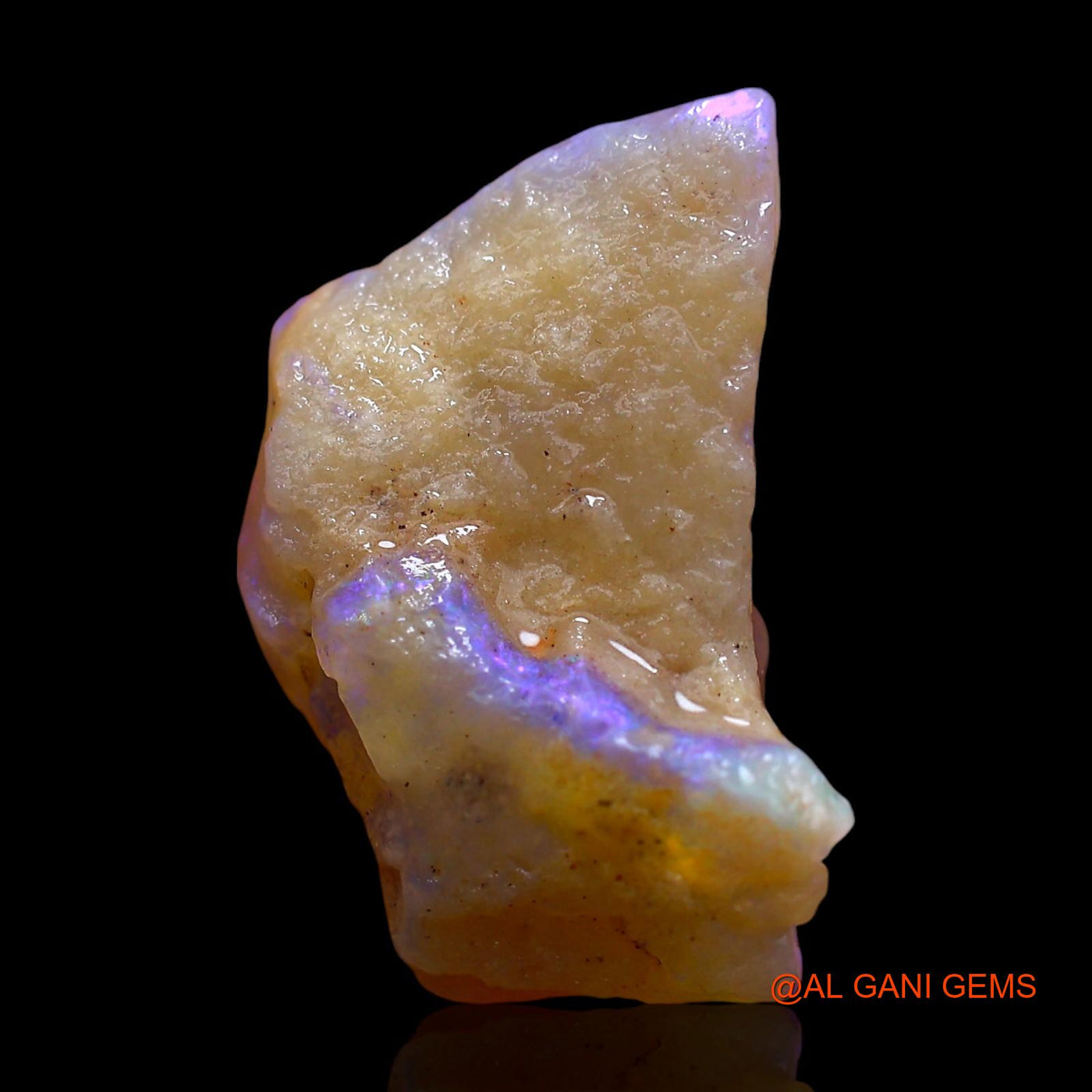 5.00 Cts Natural Australian Fire Opal Loose Gemstone Fancy Rough 16x10x6 mm RE-159