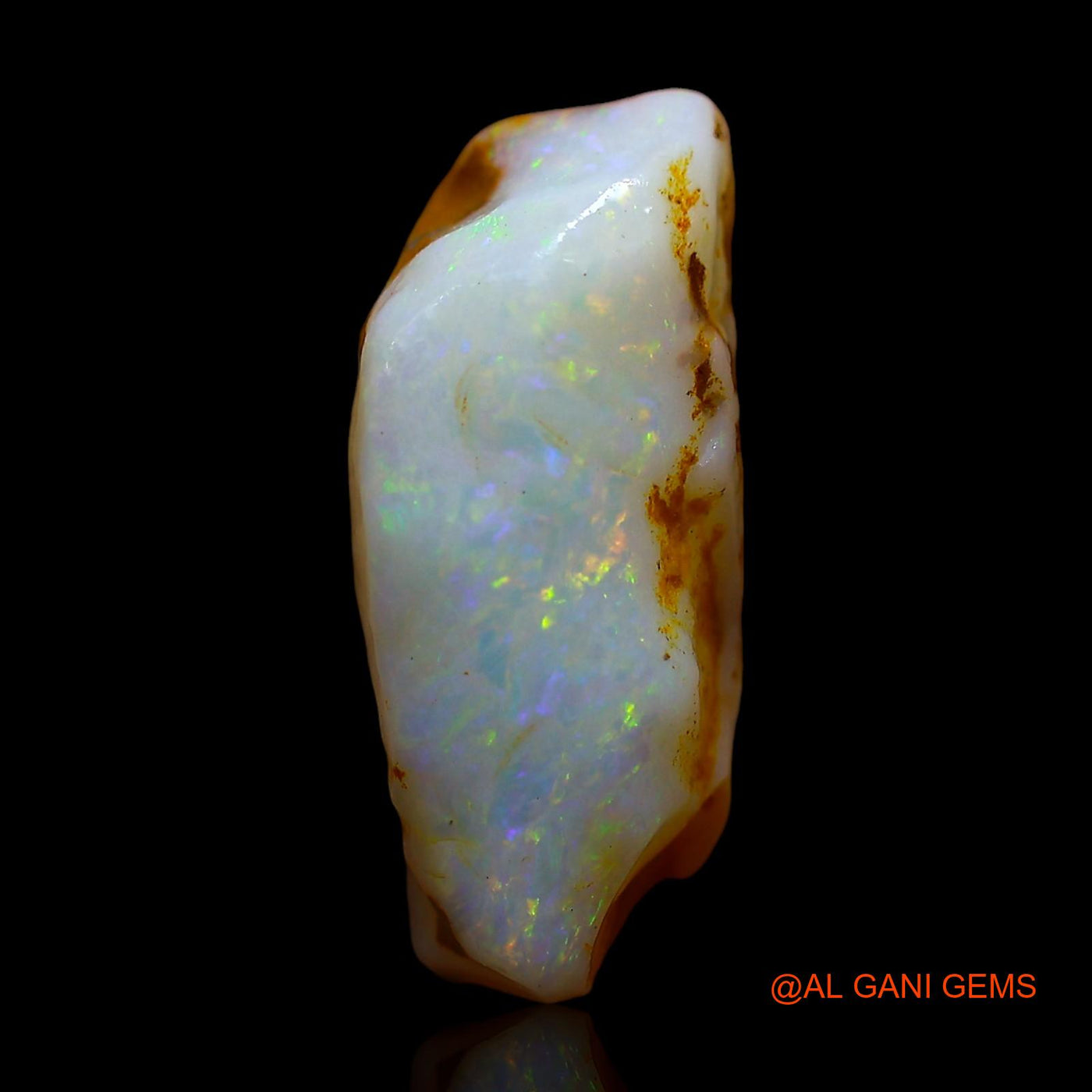 7.00 Cts Natural Australian Fire Opal Loose Gemstone Fancy Rough 16x12x6 mm RE-160