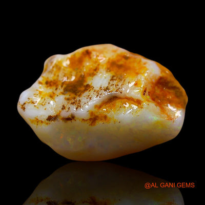 7.00 Cts Natural Australian Fire Opal Loose Gemstone Fancy Rough 16x12x6 mm RE-160