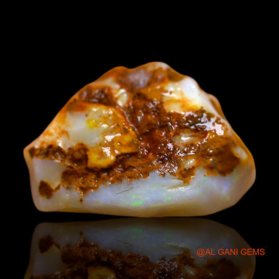 7.00 Cts Natural Australian Fire Opal Loose Gemstone Fancy Rough 16x12x6 mm RE-160