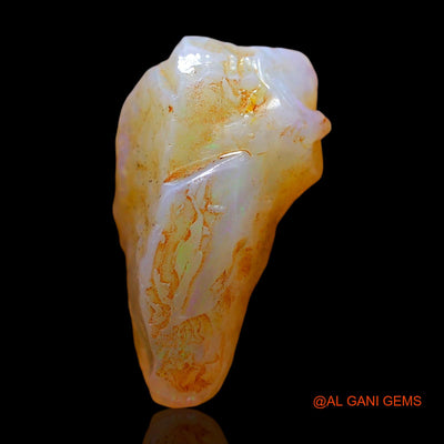 5.00 Cts Natural Australian Fire Opal Loose Gemstone Fancy Rough 17x10x6 mm RE-161