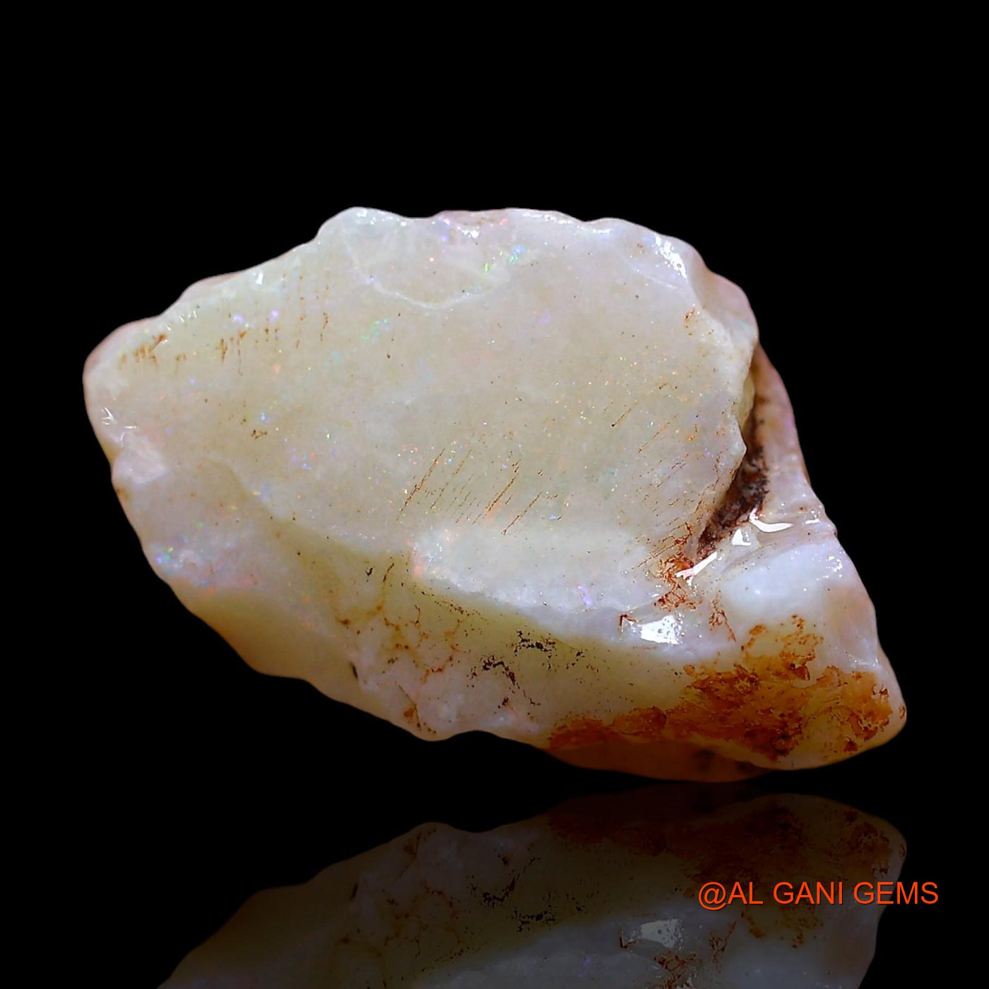 7.00 Cts Unheated Australian Fire Opal Loose Gemstone Fancy Rough Natural 18x10x7 mm RE-165