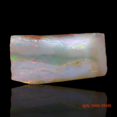 Natural Untreated Fire Opal Loose Gemstone Fancy Rough From Australia 7.00 Cts 13x11x7 mm RE-167