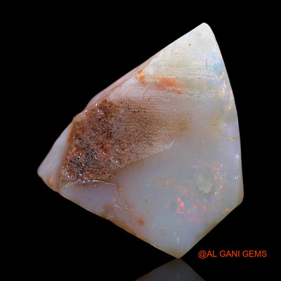 Natural Untreated Fire Opal Loose Gemstone Fancy Rough From Australia 7.00 Cts 13x11x7 mm RE-167