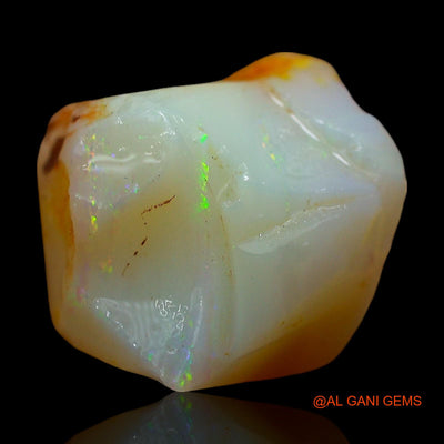 Natural Fire Opal Gemstone 11.00 Cts Loose Fancy Rough From Australia 12x11x11 mm RE-168