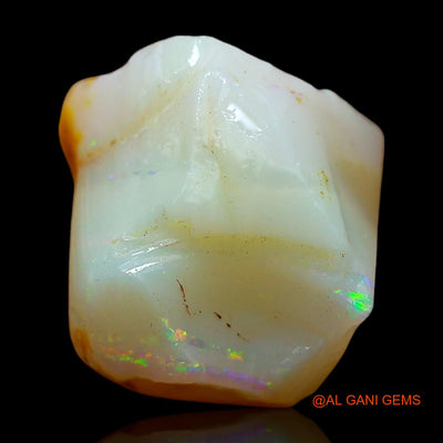 Natural Fire Opal Gemstone 11.00 Cts Loose Fancy Rough From Australia 12x11x11 mm RE-168