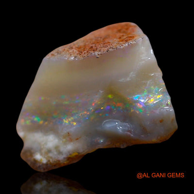 5.00 Cts Natural Australian Fire Opal Loose Gemstone Fancy Rough 13x12x7 mm RE-169