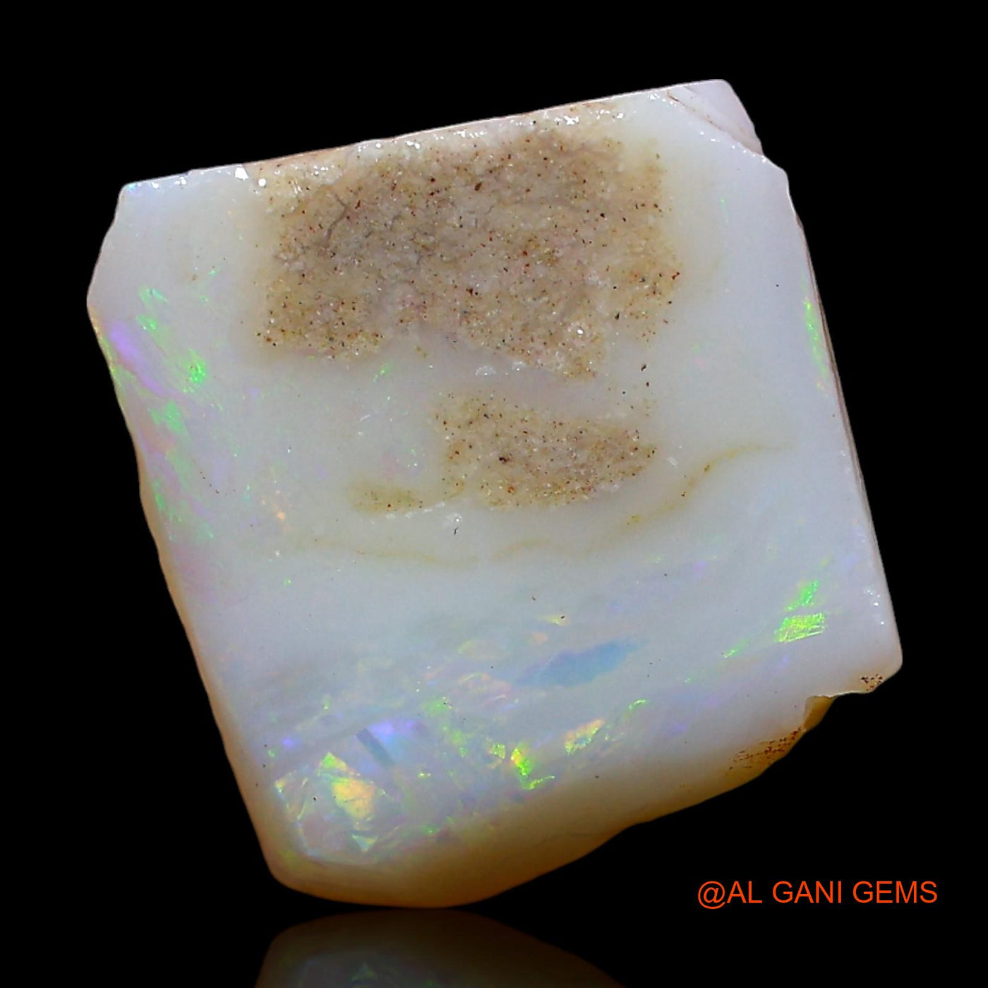 Natural Untreated Fire Opal Loose Gemstone Fancy Rough From Australia 5.00 Cts 13x12x5 mm RE-170