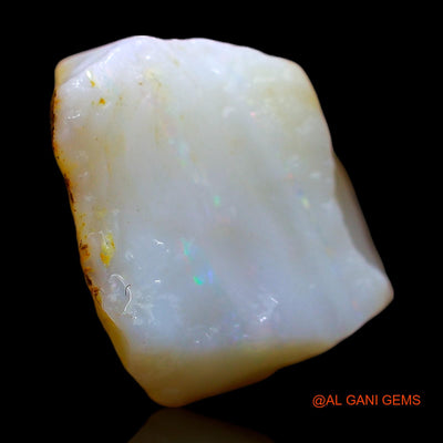 Natural Untreated Fire Opal Loose Gemstone Fancy Rough From Australia 8.00 Cts 14x11x8 mm RE-175