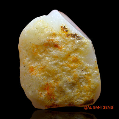 Natural Untreated Fire Opal Loose Gemstone Fancy Rough From Australia 8.00 Cts 14x11x8 mm RE-175