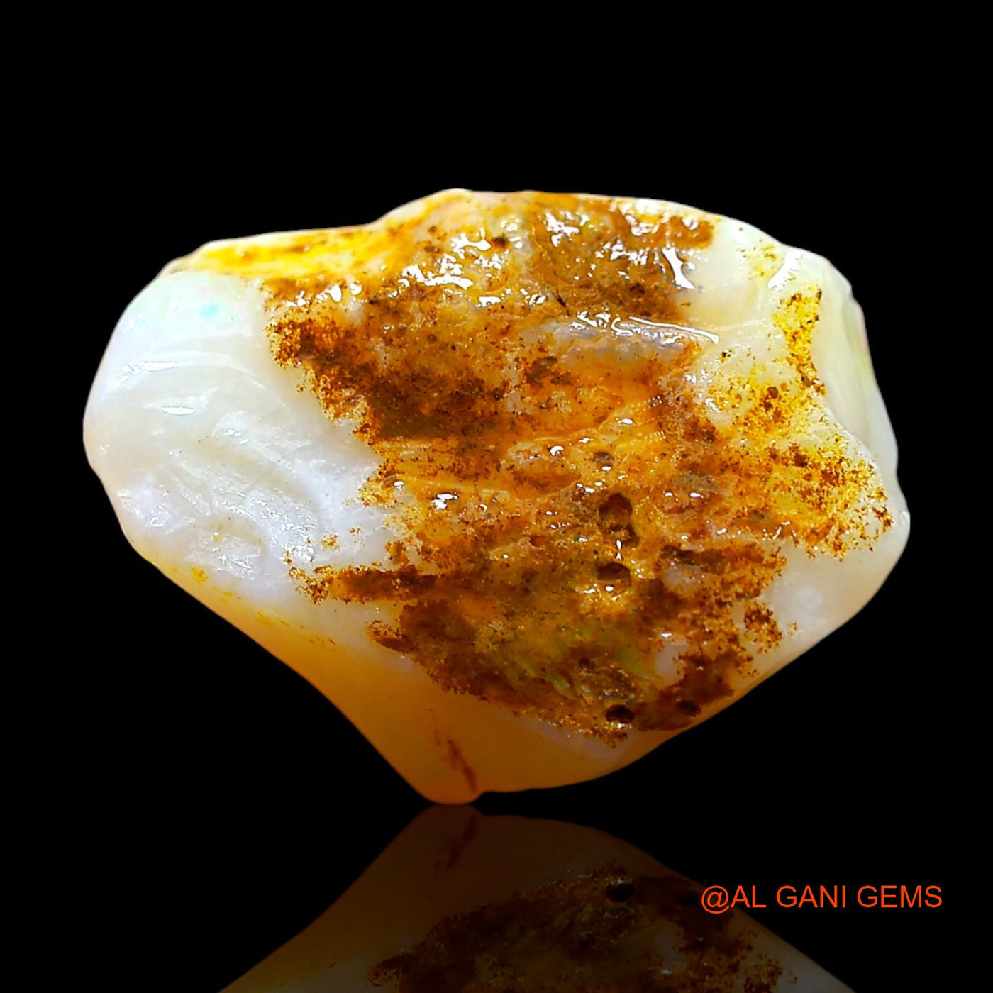 5.00 Cts Natural Australian Fire Opal Fancy Rough Loose Gemstone For Jewelry 15x11x6 mm RE-182