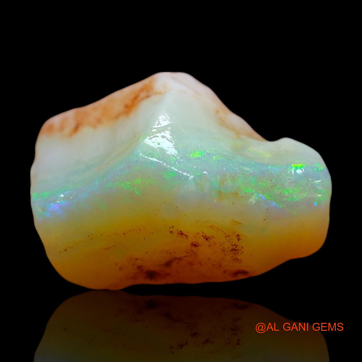 5.00 Cts Unheated Australian Fire Opal Loose Gemstone Fancy Rough Natural 14x8x9 mm RE-183