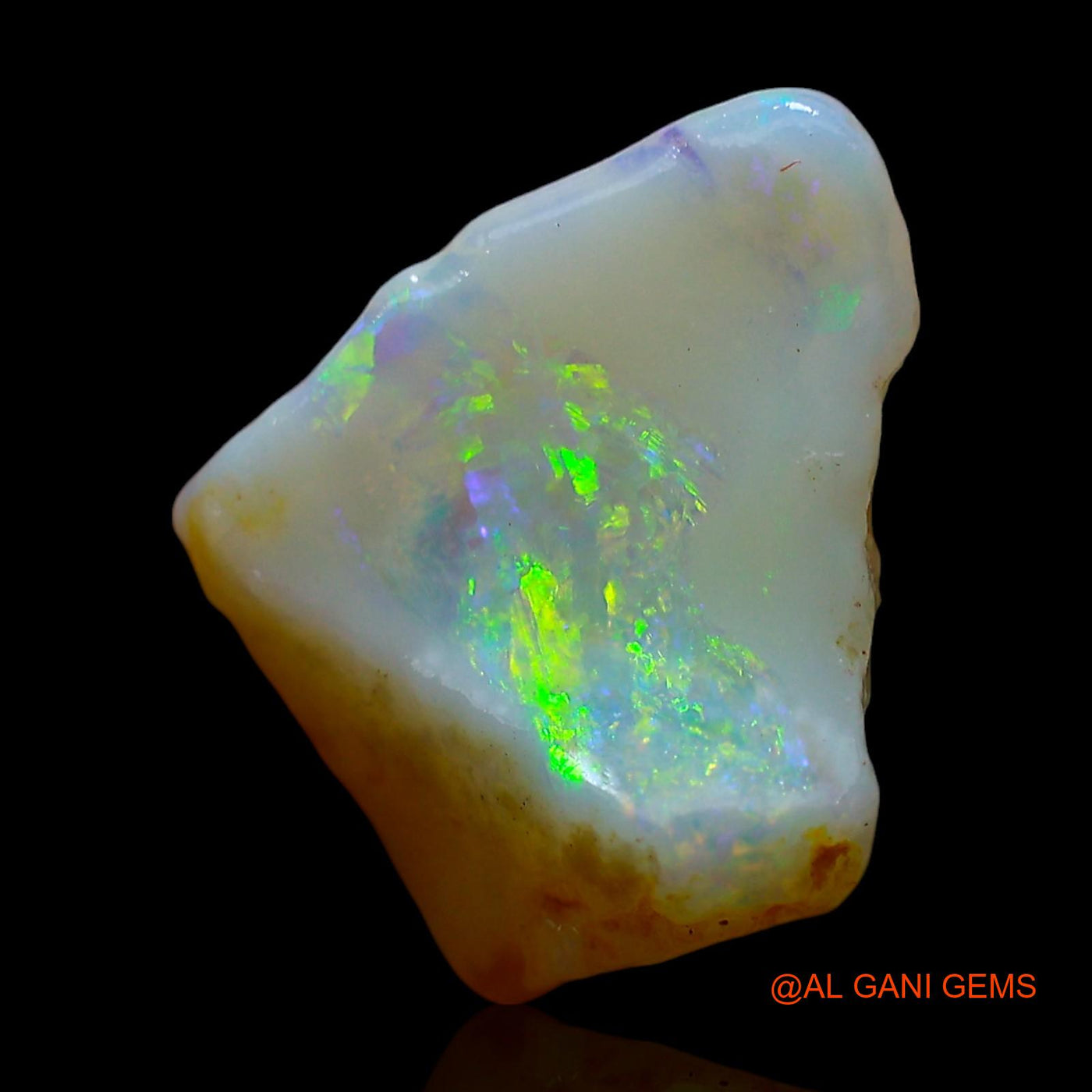 3.00 Cts Natural Australian Fire Opal Fancy Rough Loose Gemstone For Jewelry 15x11x7 mm RE-185