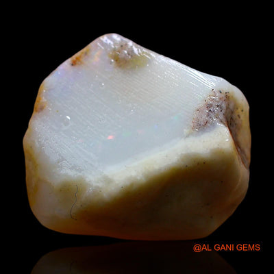 Natural Untreated Fire Opal Loose Gemstone Fancy Rough From Australia 6.00 Cts 13x11x6 mm RE-186