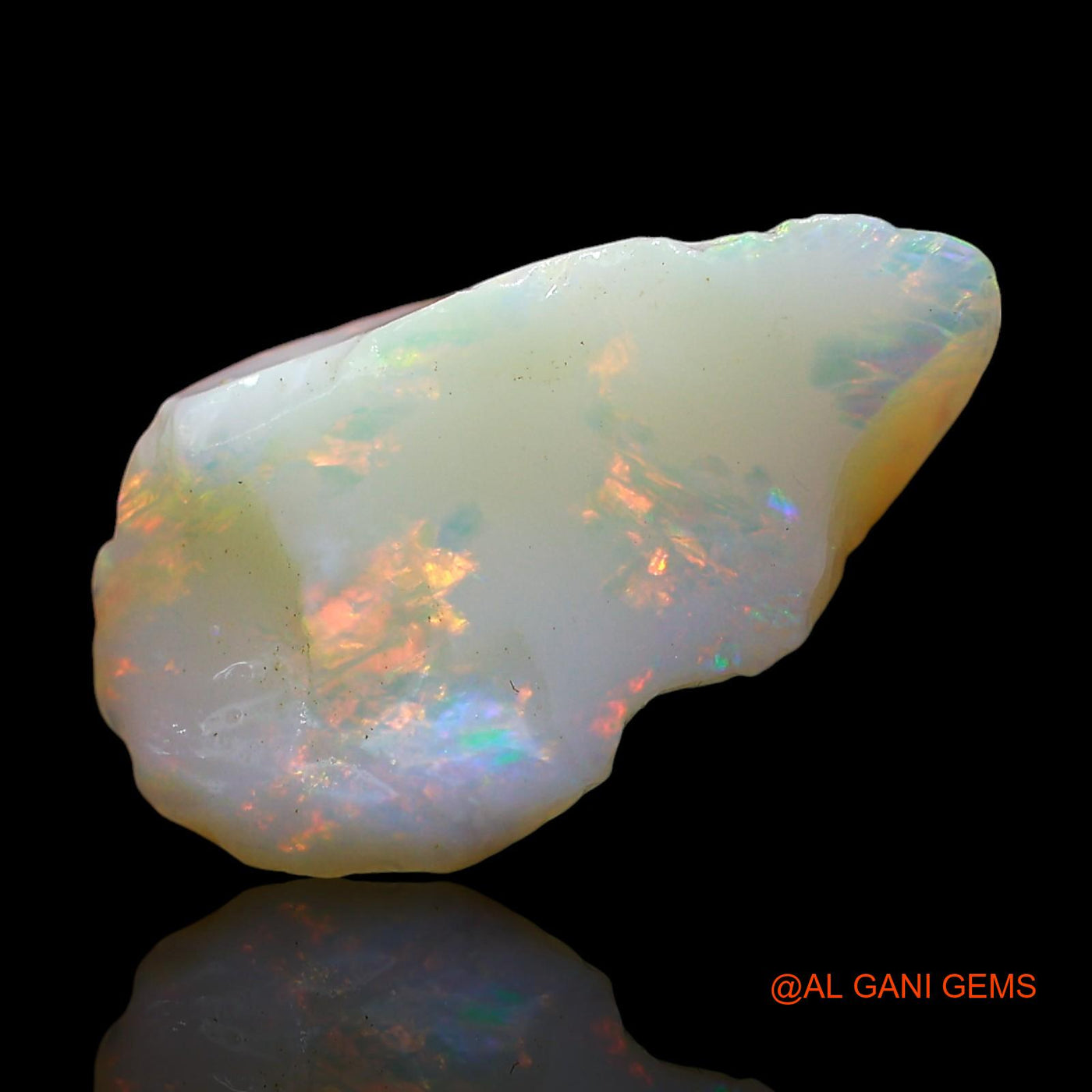3.00 Cts Unheated Australian Fire Opal Loose Gemstone Fancy Rough Natural 16x9x6 mm RE-187