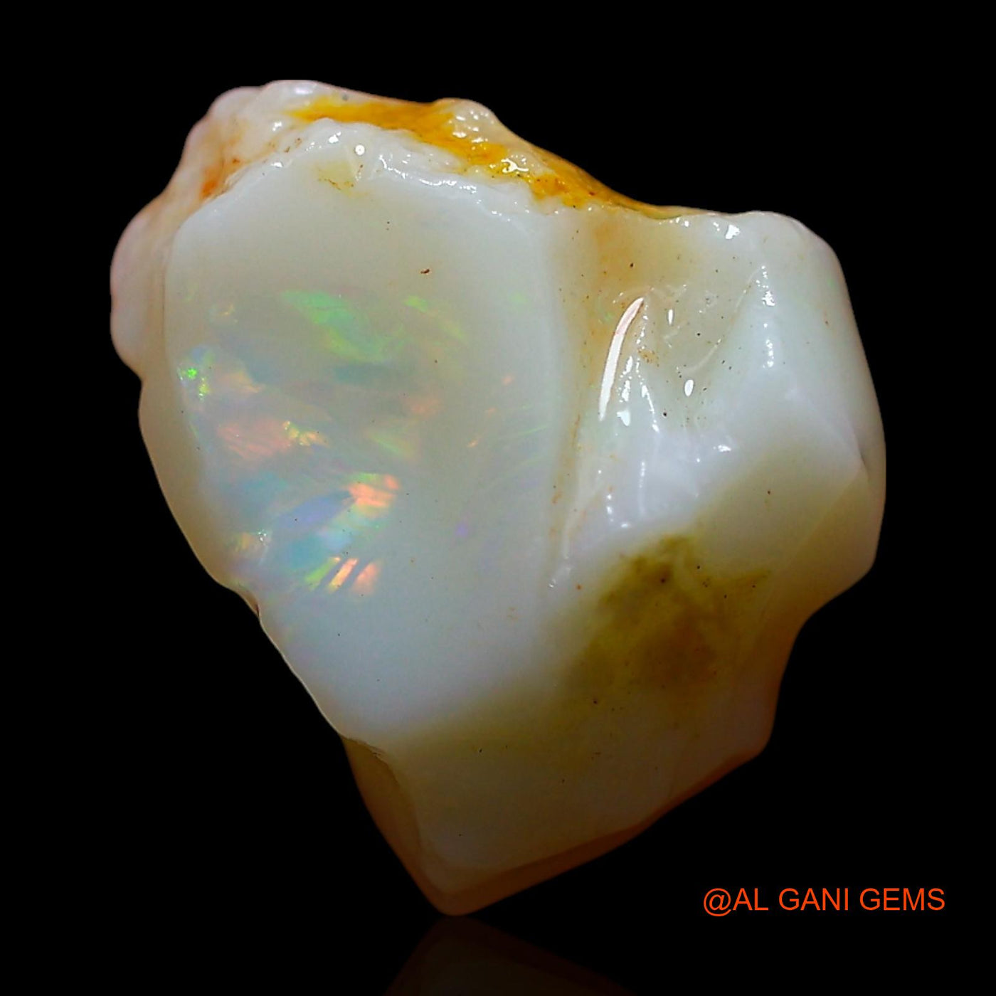 6.00 Cts Natural Australian Fire Opal Loose Gemstone Fancy Rough 13x10x8 mm RE-188
