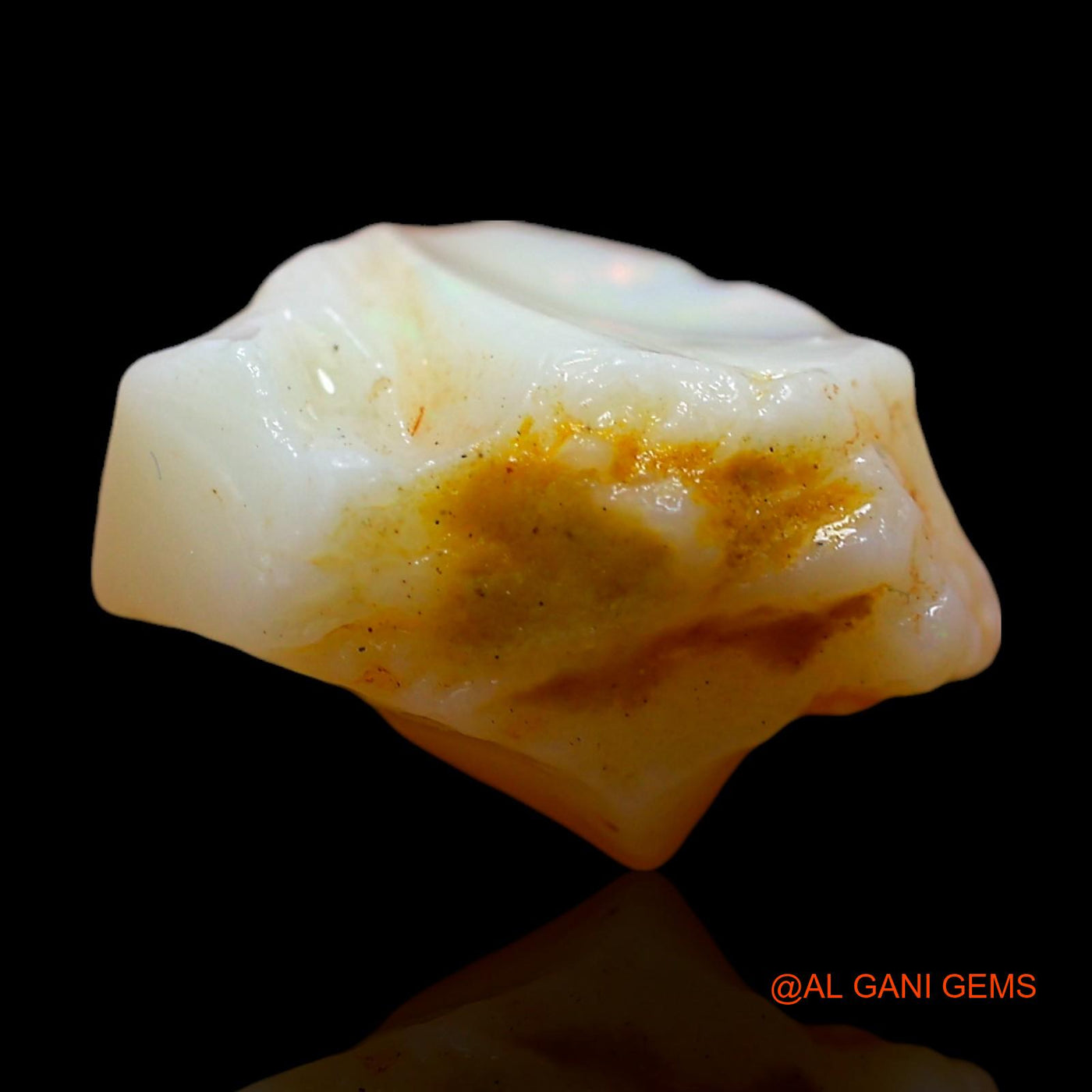 6.00 Cts Natural Australian Fire Opal Loose Gemstone Fancy Rough 13x10x8 mm RE-188