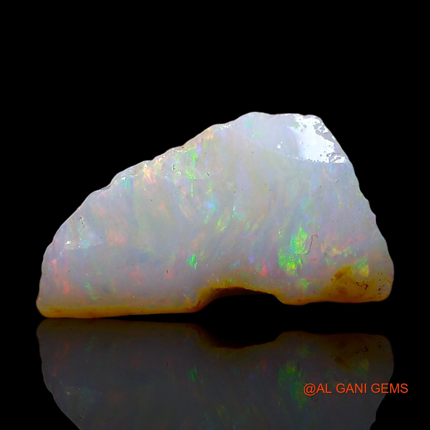 Natural Fire Opal Gemstone 3.00 Cts Loose Fancy Rough From Australia 16x11x7 mm RE-189