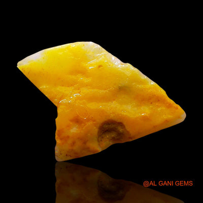 Natural Fire Opal Gemstone 3.00 Cts Loose Fancy Rough From Australia 16x11x7 mm RE-189