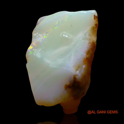 Natural Fire Opal Gemstone 5.00 Cts Loose Fancy Rough From Australia 15x11x8 mm RE-190