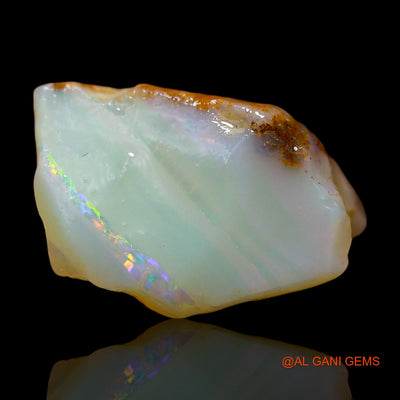 Natural Fire Opal Gemstone 5.00 Cts Loose Fancy Rough From Australia 15x11x8 mm RE-190