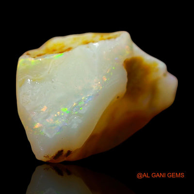 Natural Fire Opal Gemstone 5.00 Cts Loose Fancy Rough From Australia 15x11x8 mm RE-190