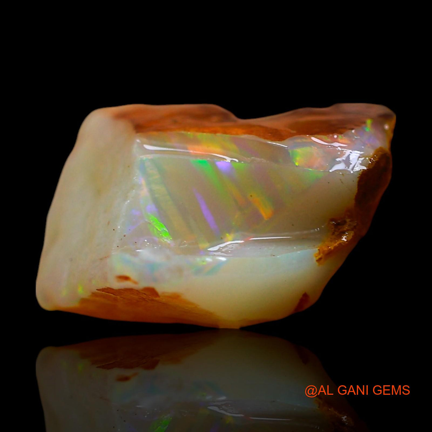 5.00 Cts Natural Australian Fire Opal Fancy Rough Loose Gemstone For Jewelry 13x13x7 mm RE-192