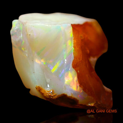 5.00 Cts Natural Australian Fire Opal Fancy Rough Loose Gemstone For Jewelry 13x13x7 mm RE-192