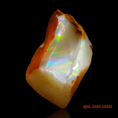 5.00 Cts Natural Australian Fire Opal Fancy Rough Loose Gemstone For Jewelry 13x13x7 mm RE-192