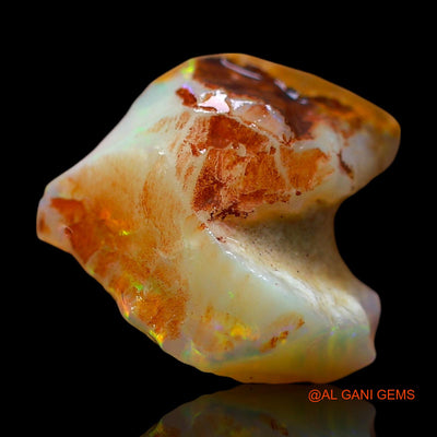 5.00 Cts Natural Australian Fire Opal Fancy Rough Loose Gemstone For Jewelry 13x13x7 mm RE-192
