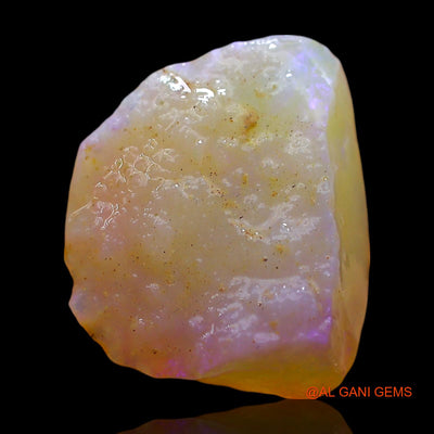 Natural Fire Opal Gemstone 5.00 Cts Loose Fancy Rough From Australia 14x12x6 mm RE-193