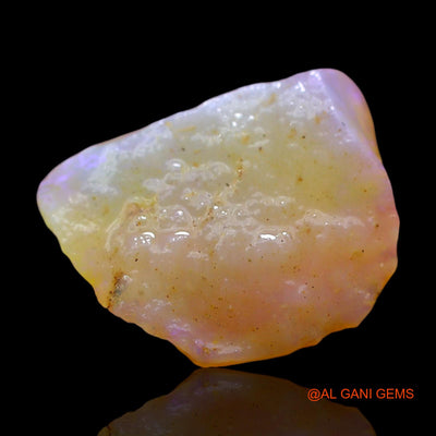 Natural Fire Opal Gemstone 5.00 Cts Loose Fancy Rough From Australia 14x12x6 mm RE-193