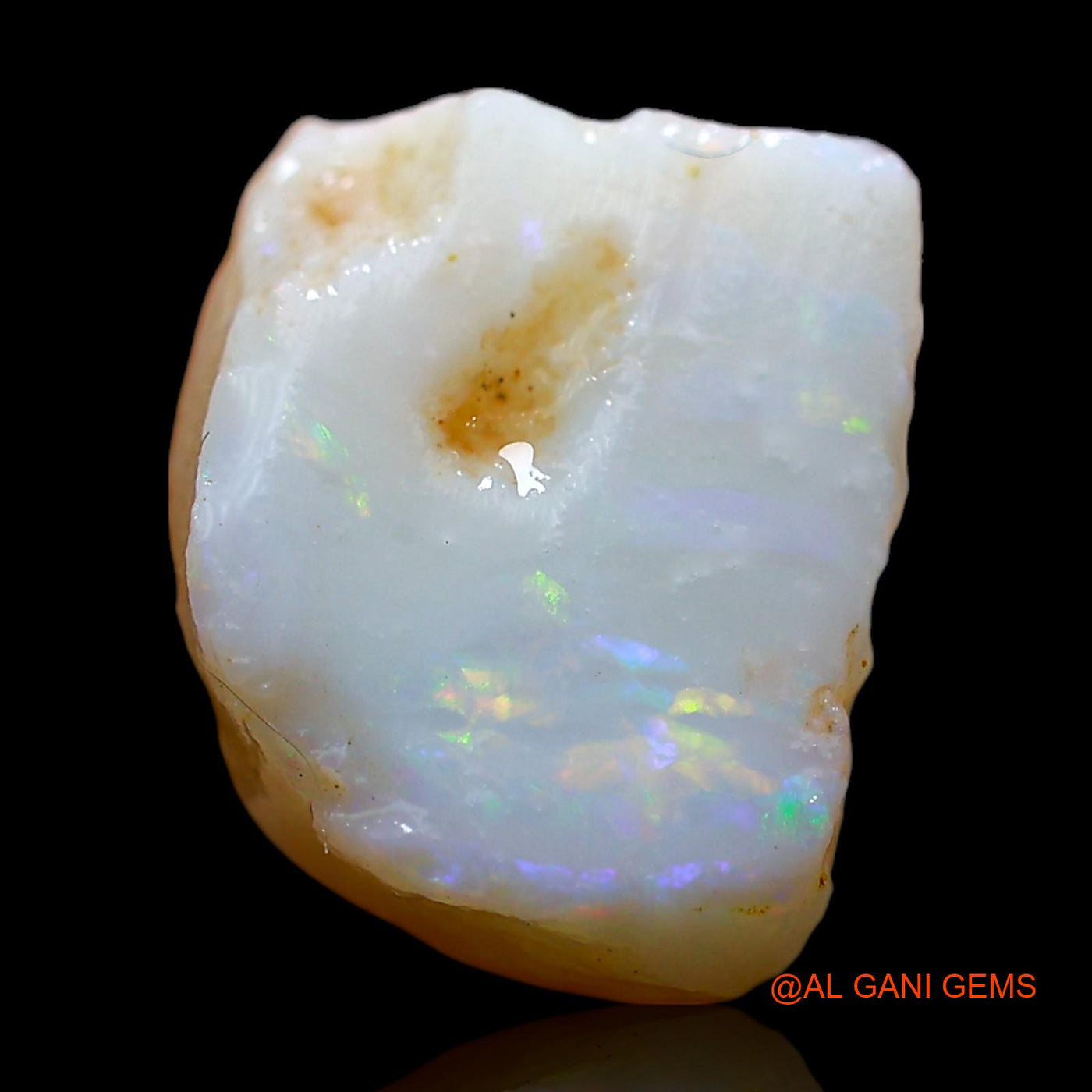 5.00 Cts Natural Australian Fire Opal Loose Gemstone Fancy Rough 13x9x6 mm RE-194