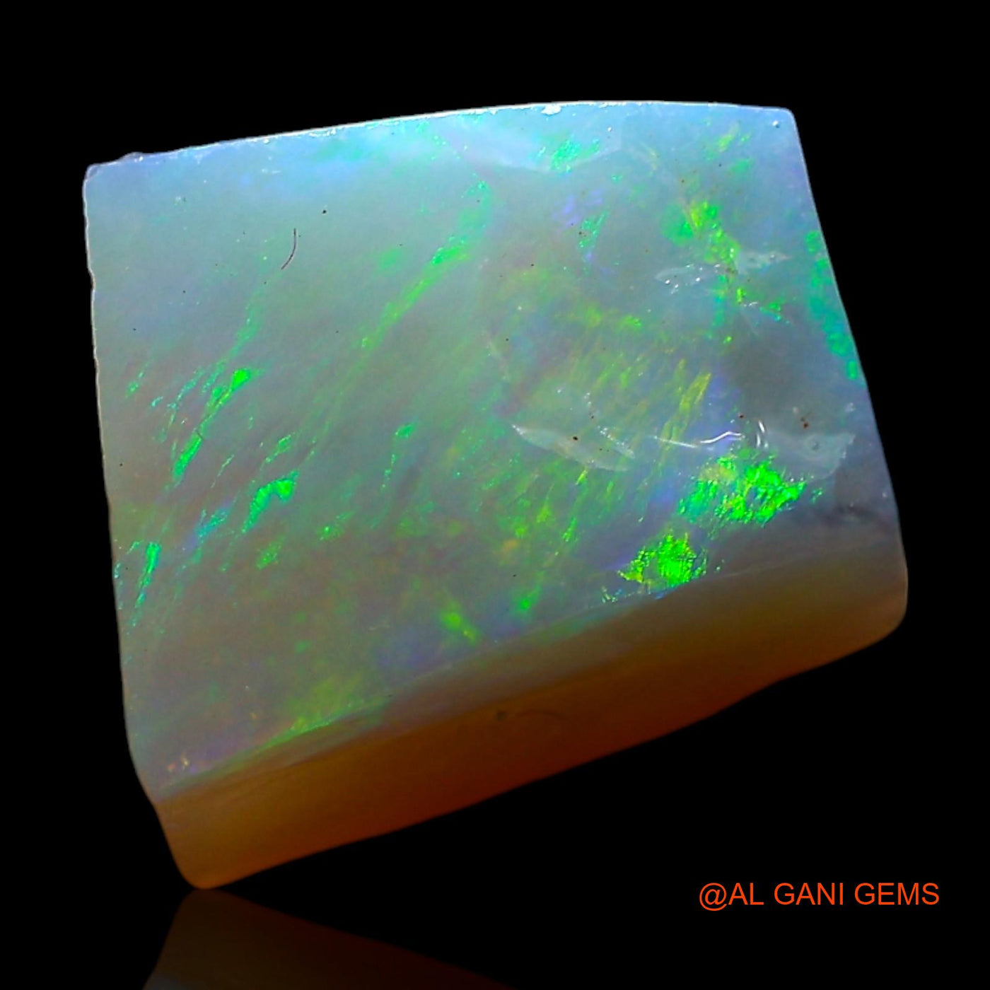 4.00 Cts Natural Australian Fire Opal Loose Gemstone Fancy Rough 11x10x5 mm RE-196