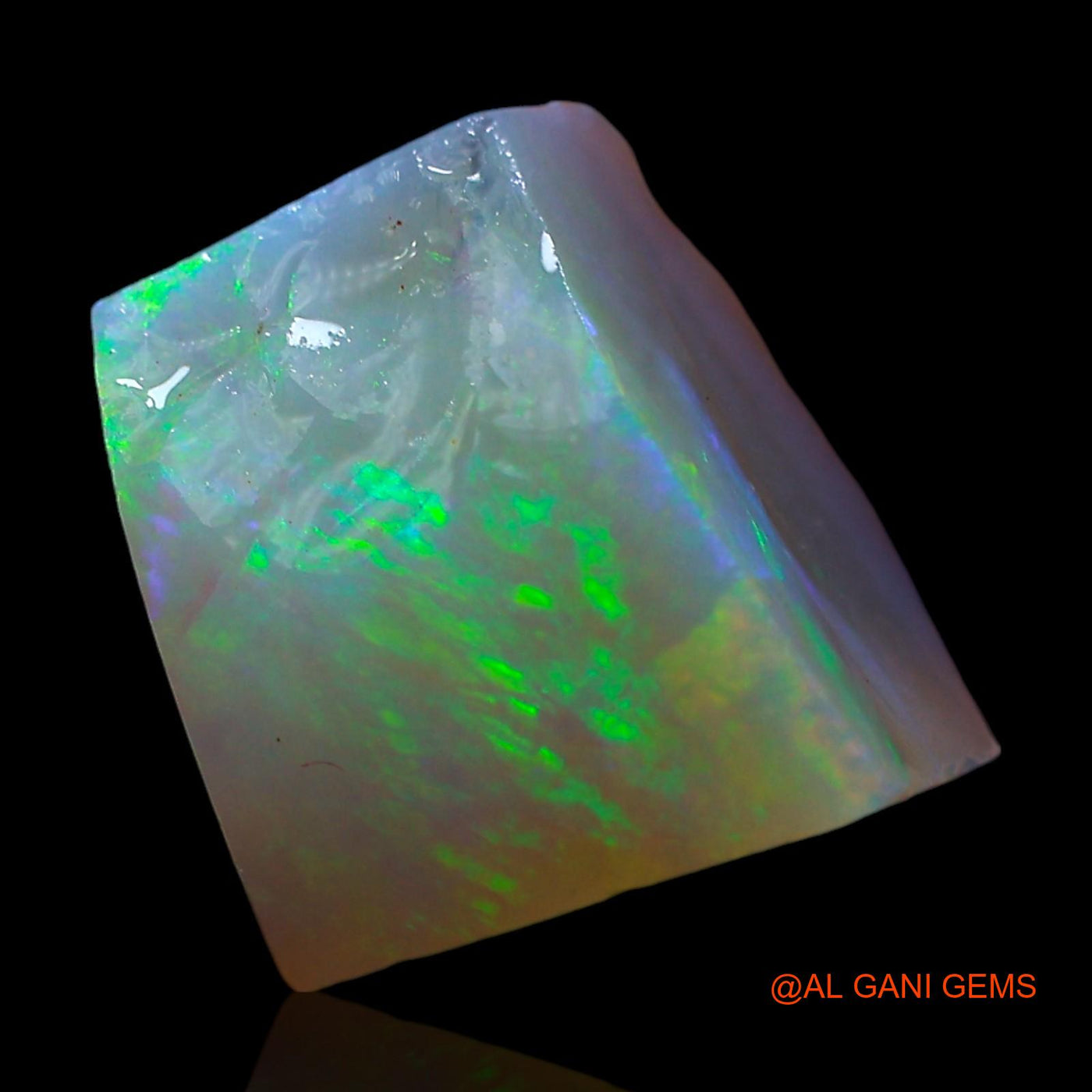 4.00 Cts Natural Australian Fire Opal Loose Gemstone Fancy Rough 11x10x5 mm RE-196
