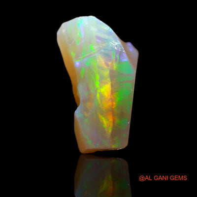 5.00 Cts Unheated Australian Fire Opal Loose Gemstone Fancy Rough Natural 12x10x6 mm RE-197