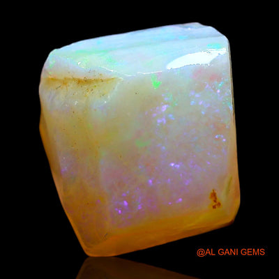 Natural Fire Opal Gemstone 4.00 Cts Loose Fancy Rough From Australia 10x10x6 mm RE-199