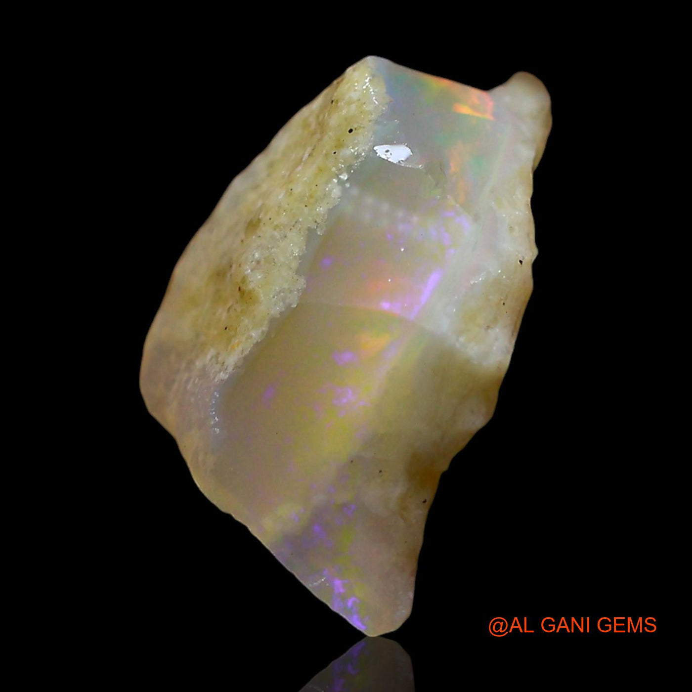 3.00 Cts Natural Australian Fire Opal Loose Gemstone Fancy Rough 12x10x5 mm RE-200