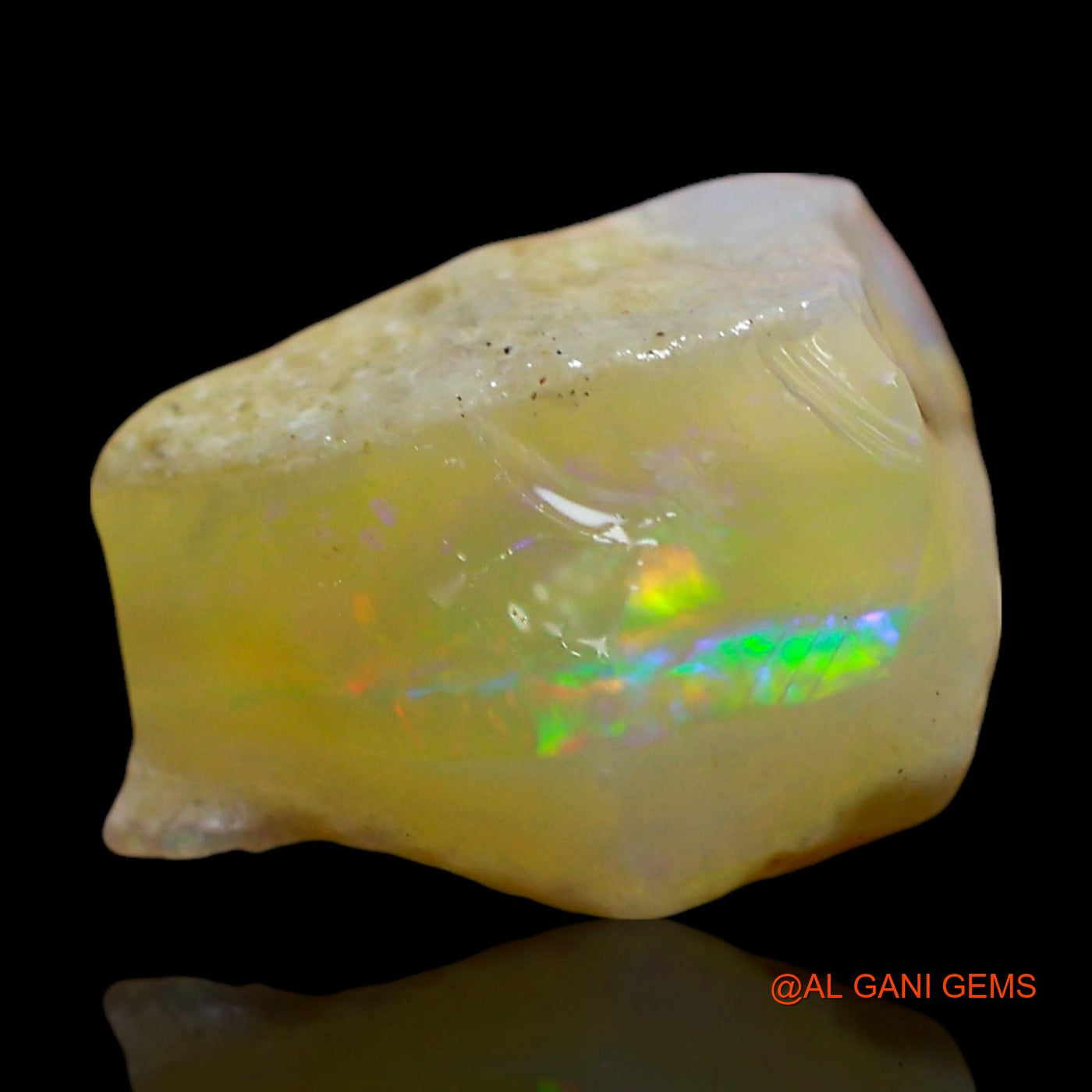 3.00 Cts Natural Australian Fire Opal Loose Gemstone Fancy Rough 12x10x5 mm RE-200