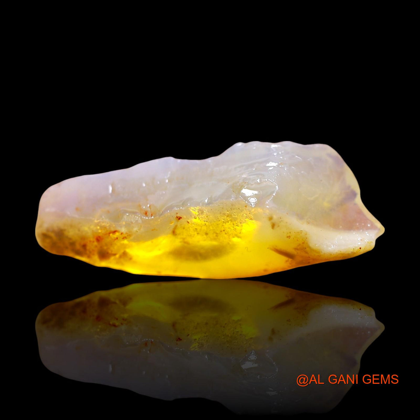 11.00 Cts Natural Australian Fire Opal Fancy Rough Loose Gemstone For Jewelry 28x10x8 mm RE-203