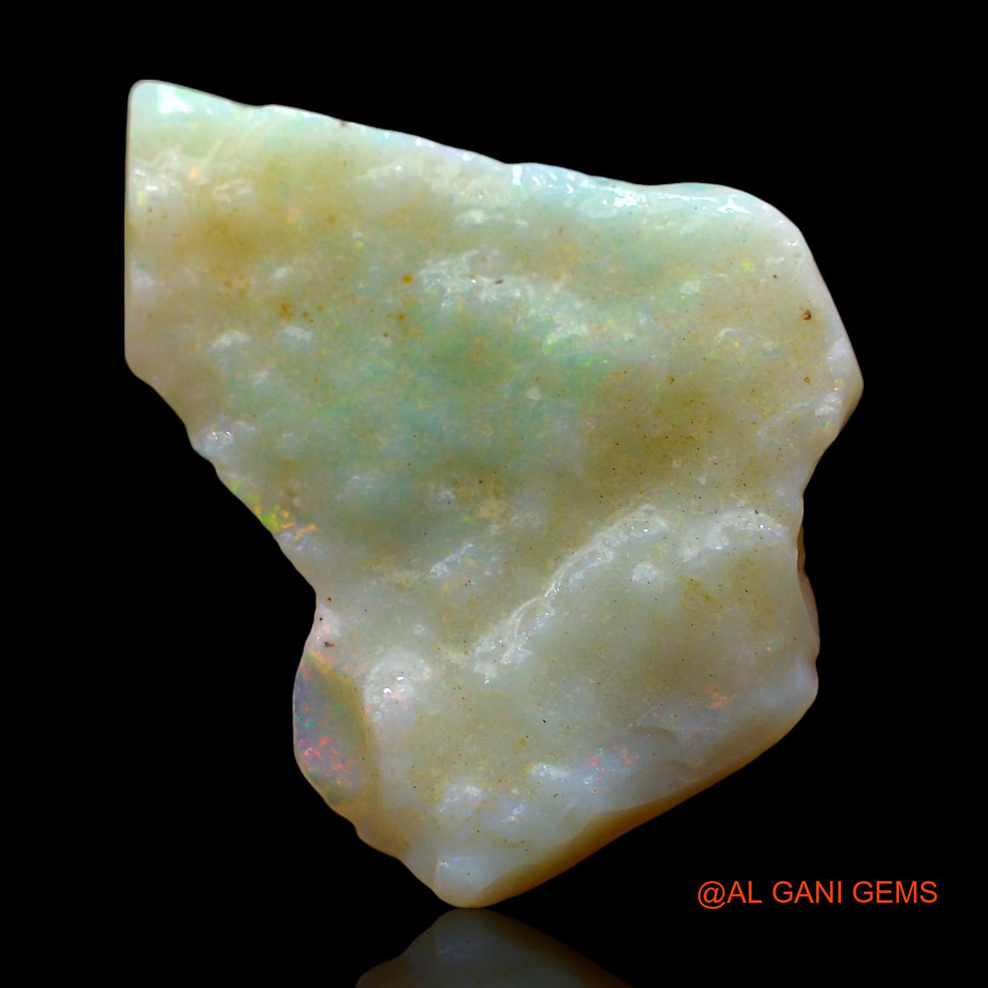 7.00 Cts Natural Australian Fire Opal Fancy Rough Loose Gemstone For Jewelry 23x17x3 mm RE-204